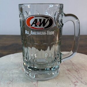 A&W Clear Glass Mug